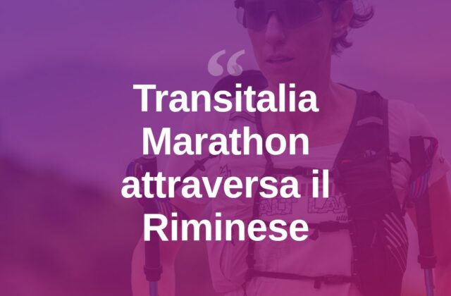 Transitalia Marathon, la corsa che attraversa anche Rimini
