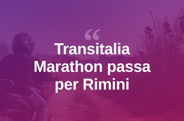 Transitalia Marathon, la corsa che attraversa anche Rimini
