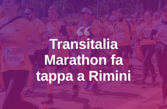 Rimini tappa della Transitalia Marathon