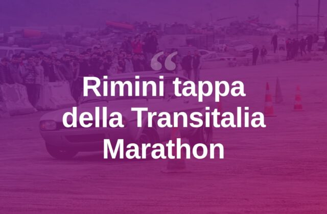 Rimini tappa della Transitalia Marathon, attesa per auto d’epoca