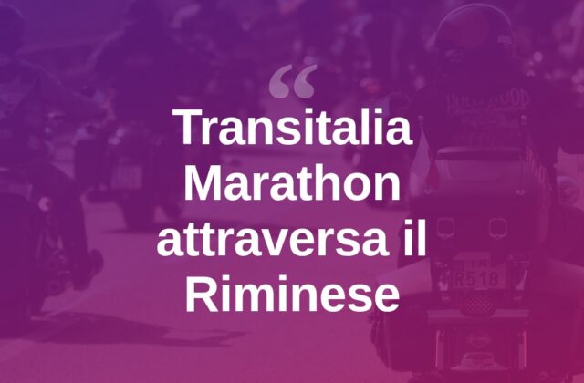 Transitalia Marathon, la carovana di moto d’epoca passa per Rimini