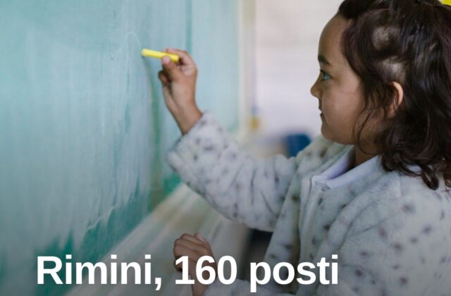 Scuole dell’infanzia a Rimini, ancora 160 posti liberi