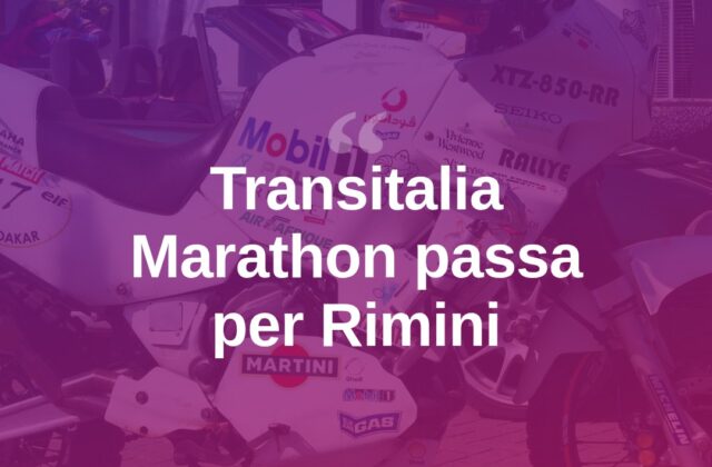 La Transitalia Marathon fa tappa nel Riminese