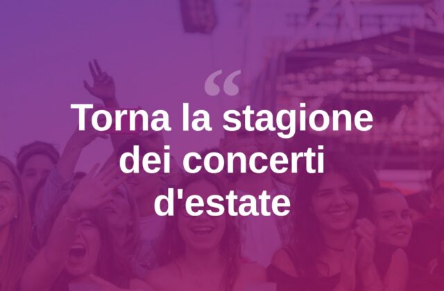 Torna la stagione dei concerti d’estate a Rimini