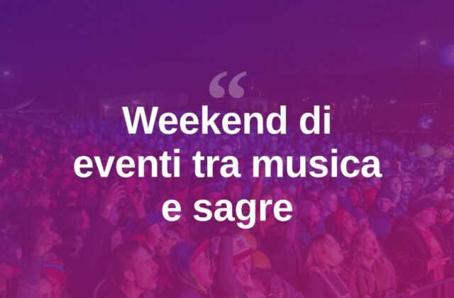 Aoki, Alexia e sagre: weekend ricco di eventi nel riminese