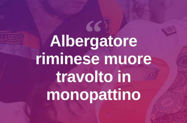 Travolto in monopattino sulla Statale, muore albergatore riminese