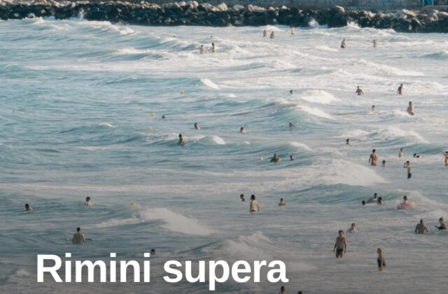 Rimini torna leader del turismo balneare, superata Jesolo
