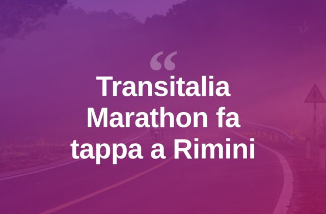 Transitalia Marathon, tappa a Rimini per la storica gara di regolarità