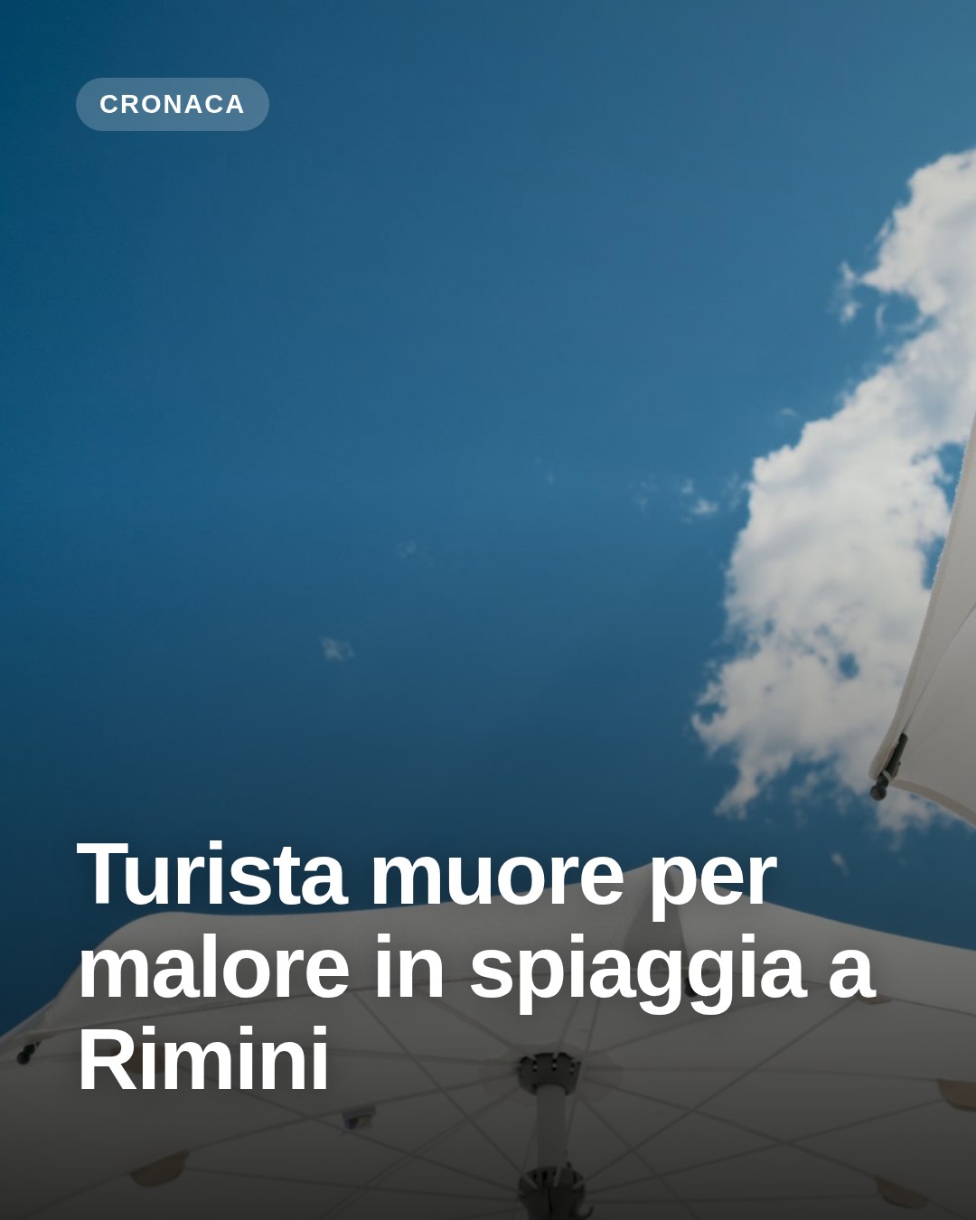 Rimini, malore fatale per un turista addormentato in spiaggia