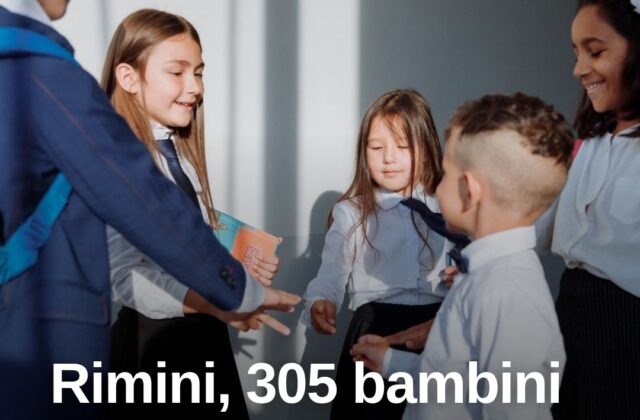 Rimini, prima campanella in anticipo per 305 bambini