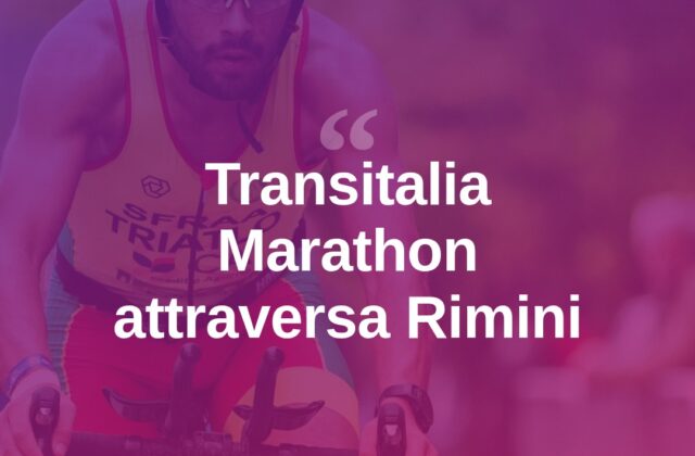 Transitalia Marathon, la carovana ciclistica attraversa Rimini