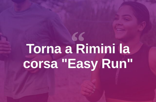Rimini, torna “Easy Run”: la corsa aperta a tutti