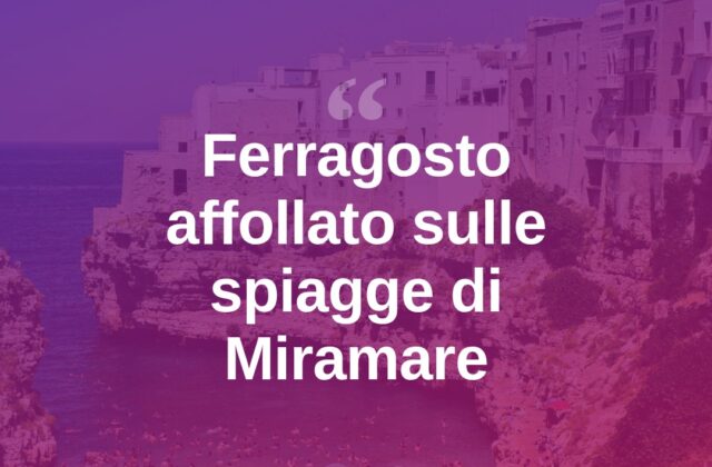 Ferragosto a Miramare, spiagge piene tra bagnanti e turisti