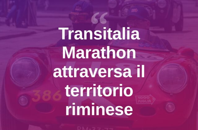 Transitalia Marathon, la maratona ciclistica passa da Rimini