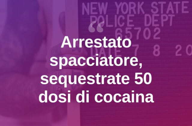 Rimini, blitz antidroga: arrestato 25enne, sequestrate 50 dosi