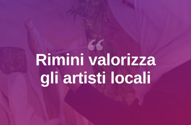 Rimini valorizza i suoi artisti locali con una nuova iniziativa