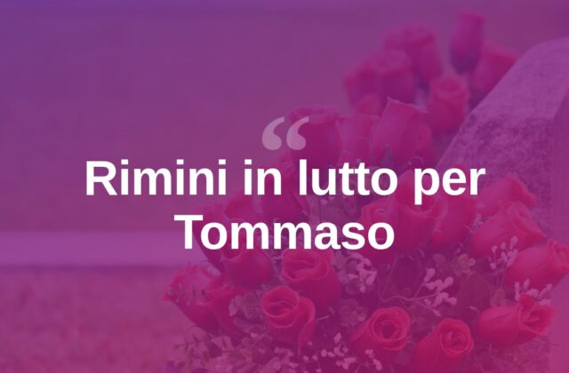 Rimini piange Tommaso, morto tra le onde a Gallipoli