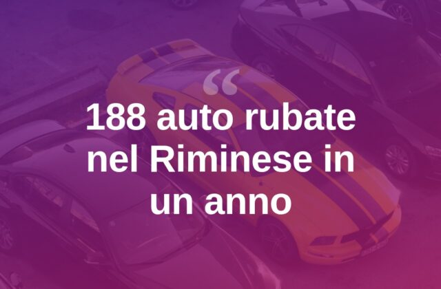 Furti d’auto a Rimini, 188 veicoli spariti in un anno