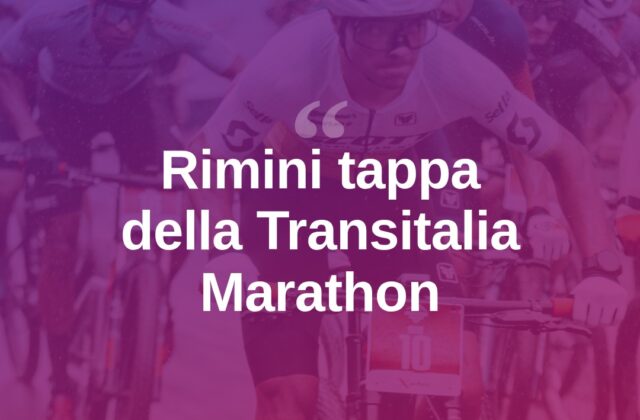 Rimini tappa della Transitalia Marathon, la sfida su due ruote