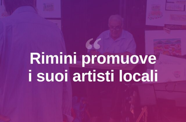 Rimini valorizza i suoi artisti locali con una nuova iniziativa