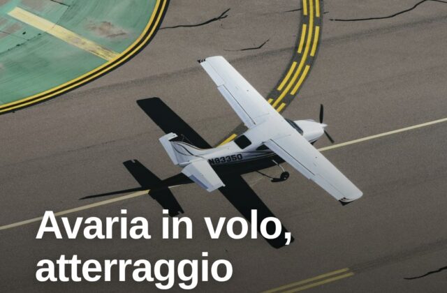 Rimini, avaria in volo: atterraggio d’emergenza dopo il decollo