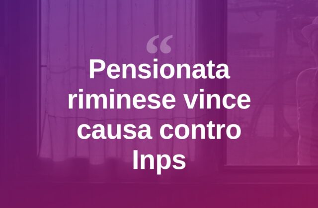 Inps chiede 8.200 euro a 79enne, il tribunale la assolve
