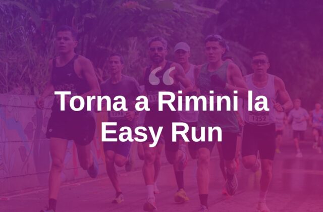 Rimini, torna la “Easy Run”: corsa non competitiva in città