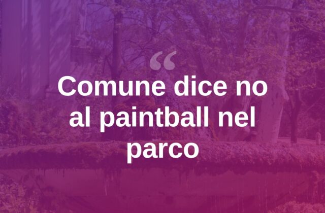 Rimini, il Comune blocca il paintball all’Arboreto Cicchetti