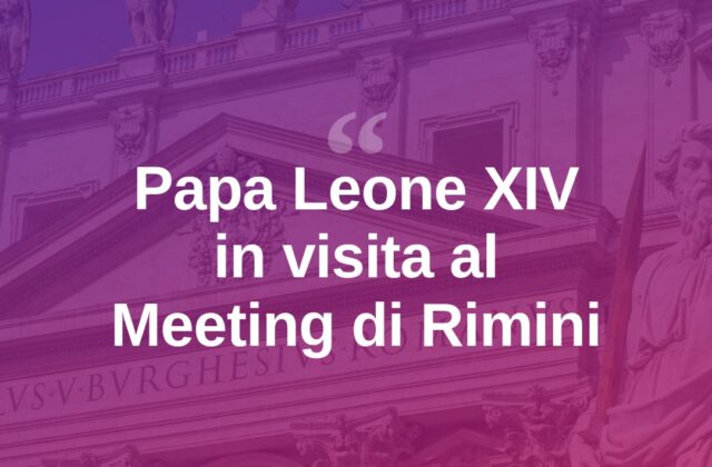 Papa Leone XIV al Meeting di Rimini, un chilometro tra i fedeli