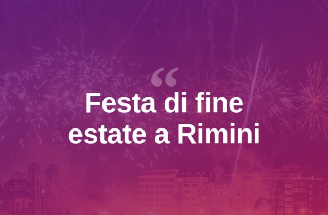 Rimini saluta l’estate con una festa di compleanno collettiva