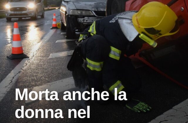 Tamponamento in A14, morta anche la donna in moto