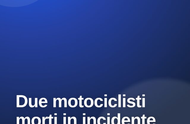 Incidente sull’A14, morti due motociclisti bergamaschi