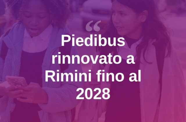 Piedibus, riparte il progetto: rinnovo fino al 2028