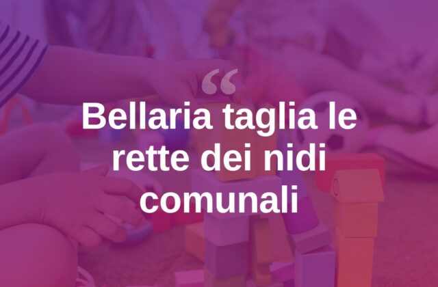 Bellaria, rette dei nidi comunali ridotte fino al 50%