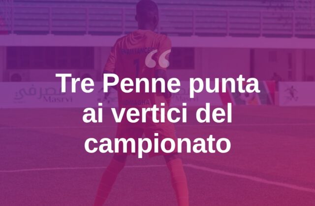 Calcio, il Tre Penne punta in alto nel campionato sammarinese