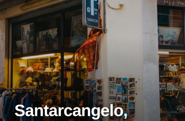 Santarcangelo, il commercio soffre ma resiste con gli eventi