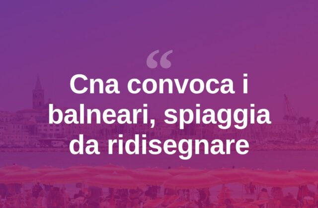 Rimini, ridisegno dei lotti in spiaggia: Cna convoca i balneari