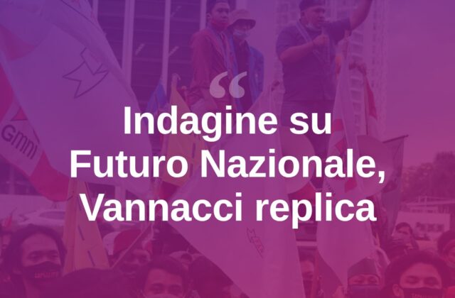 Indagine su Futuro Nazionale, Vannacci: «Me ne frego»