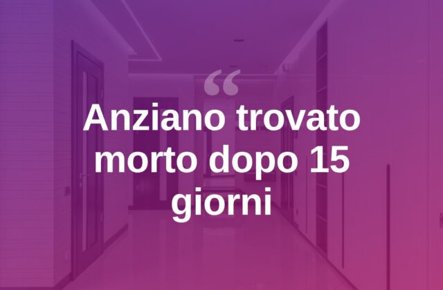 Rimini, muore in casa da solo: corpo scoperto dopo 15 giorni