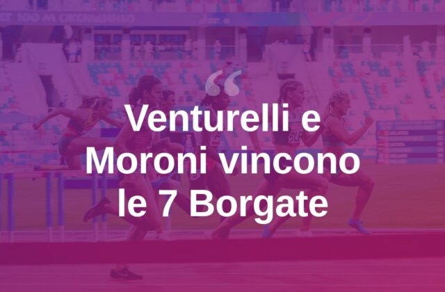 Caldo record, ma la gara si corre: vincono Venturelli e Moroni