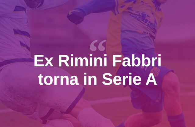 Fabbri torna in Serie A: l’ex Rimini vestirà la maglia del Genoa