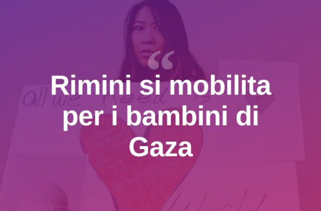 “Voci per Gaza”: Rimini si mobilita ancora per i bambini palestinesi