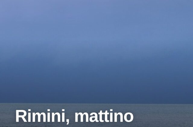 Rimini, caldo al mattino e temporali intensi nel pomeriggio