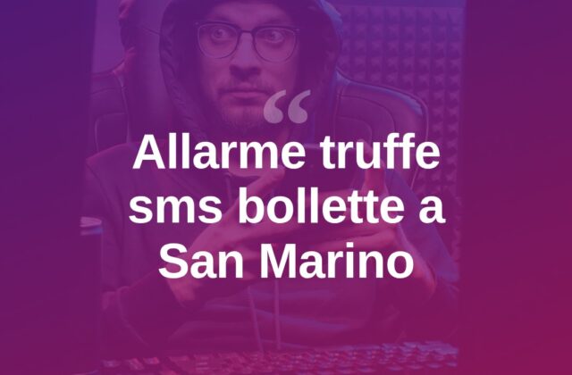 Truffe bollette, a San Marino falsi sms a nome AASS