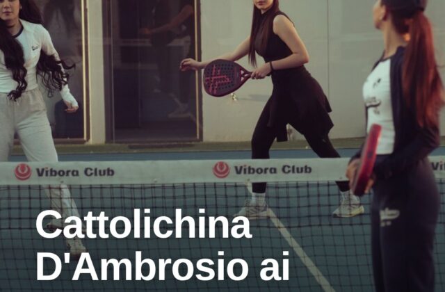 Padel, la cattolichina D’Ambrosio ai Mondiali Over di Buenos Aires