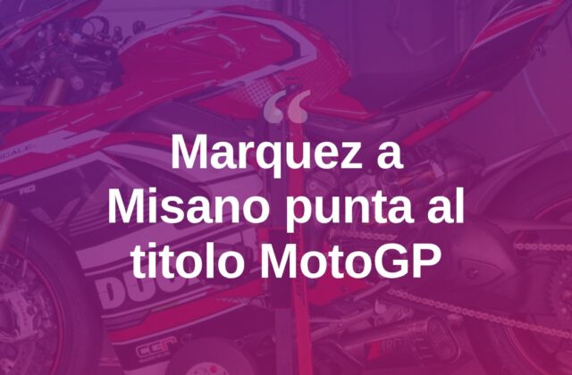 Marquez a Misano: “Punto al titolo mondiale MotoGP”