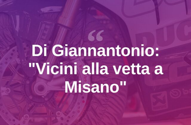 Di Giannantonio a Misano: “Vicini alla vetta, con Vale cambia tutto”