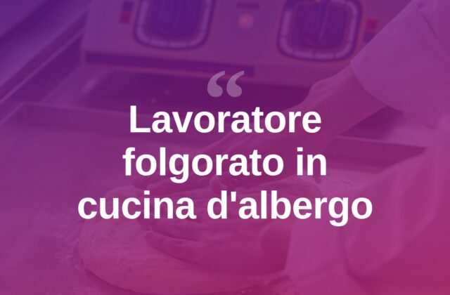 Scossa elettrica in cucina d’albergo, 35enne in ospedale