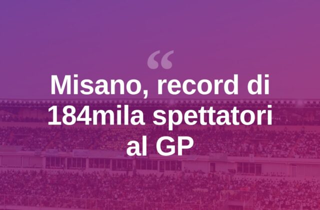 Misano da record: 184mila spettatori al GP MotoGP