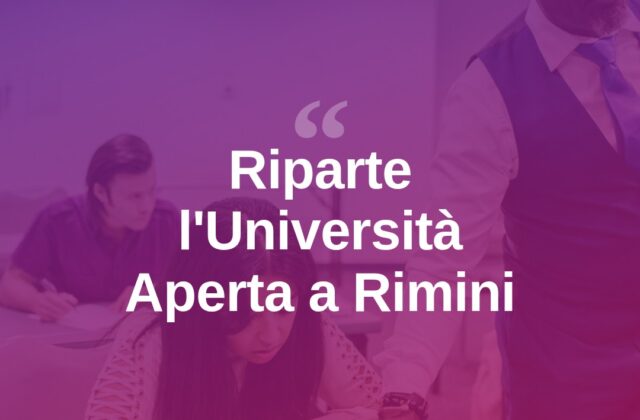 Rimini, riparte l’Università Aperta: nuovo anno tra arte e cultura